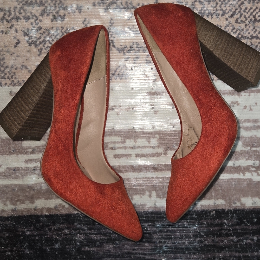 Call it Spring suede block heel - Picture 3 of 11
